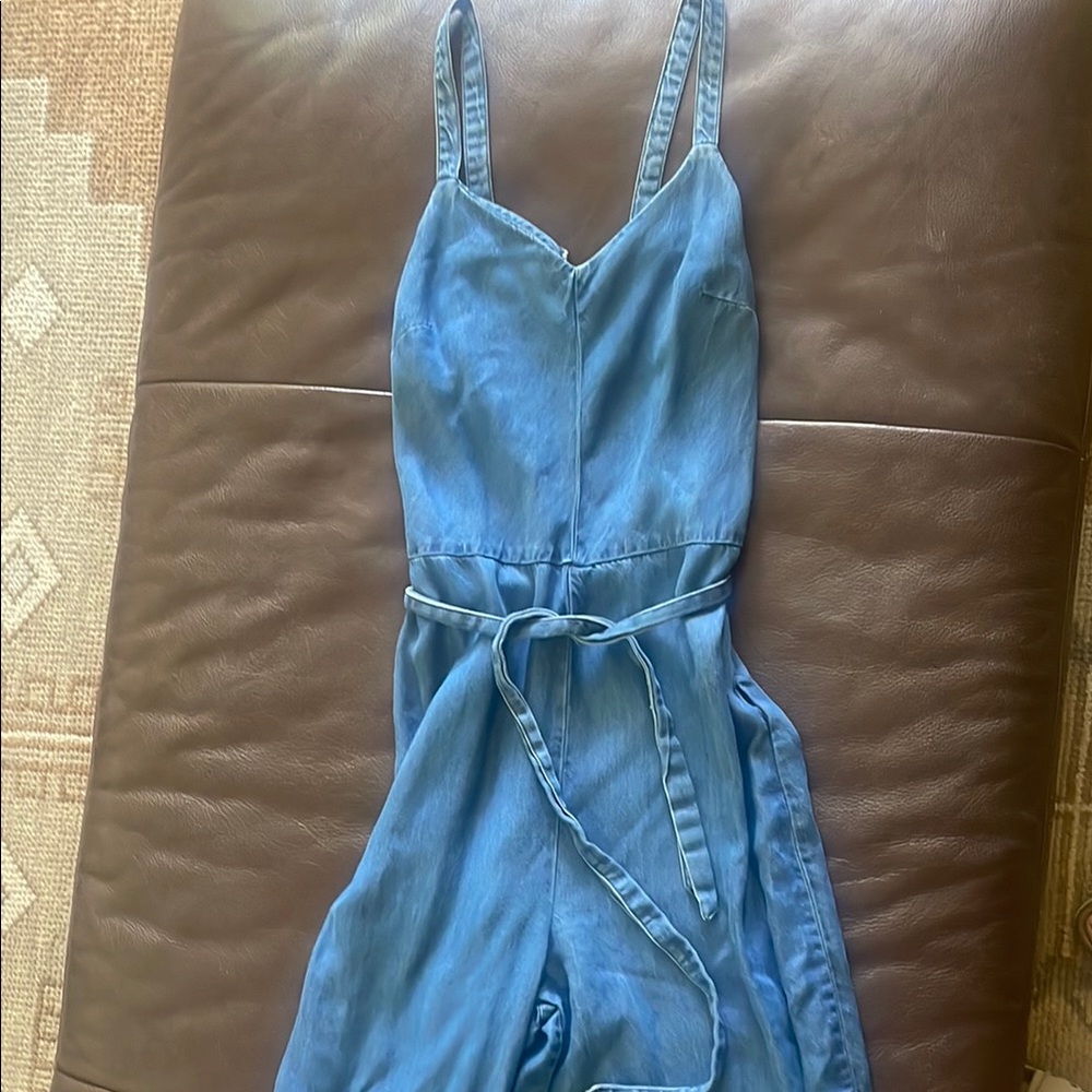 Universal Thread Blue Denim One Piece Romper